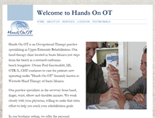 Tablet Screenshot of handson-ot.com